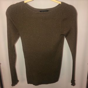 Gold shimmery sweater